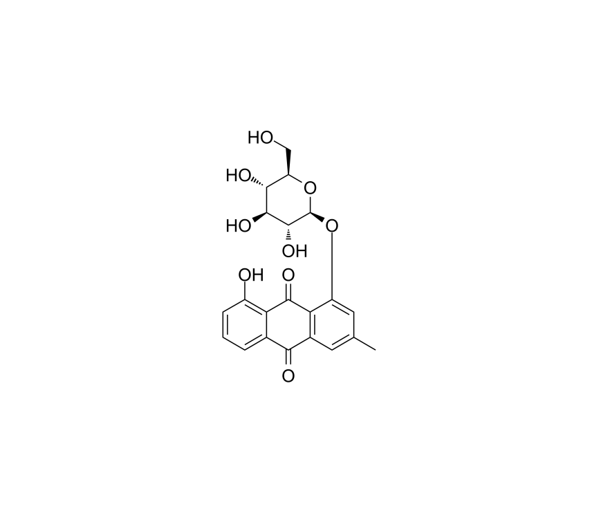 大黃酚-1-O-β-D-葡萄糖苷|4839-60-5