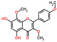 5,7-二羥基-3,4',8-三甲氧基黃酮_1570-09-8